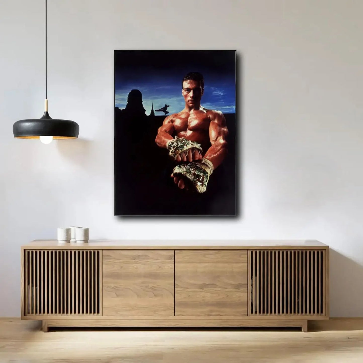 Van Damme Poster Canvas Painting Wall Art for Picture Coffee House Bar Living Room Bedroom Restaurant Home Wall Decor