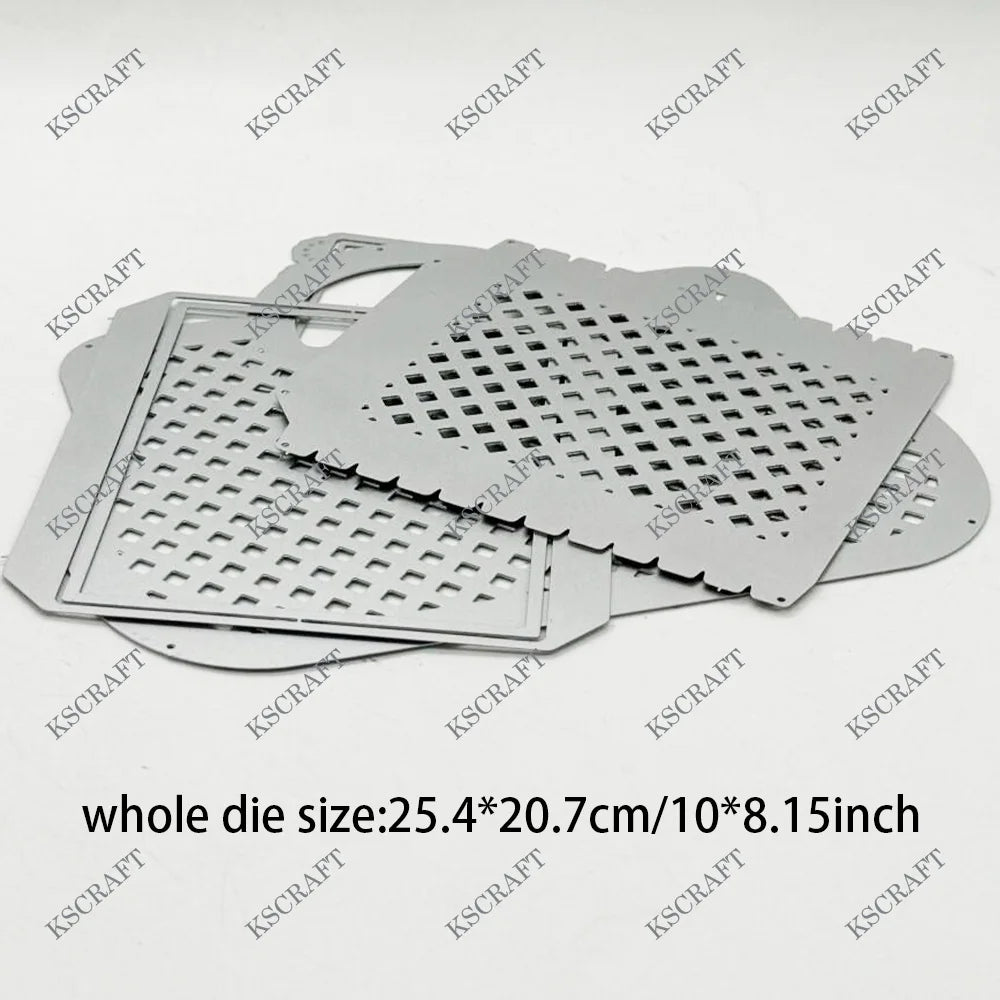 KSCRAFT Elegant Tote Bag Cutting Dies Stencils for DIY Scrapbooking Decorative Embossing DIY Paper Cards