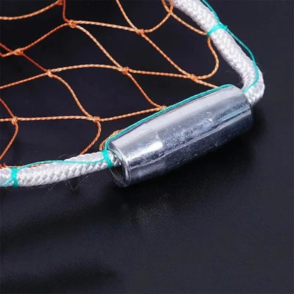 Lawaia 1.8-7.2m Throw Cast Net American Style Small Mesh Blue Plastic Ring Outdoor Fishnet Trap Network Fishing Equipment Tackle