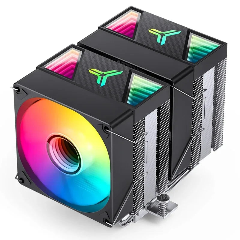 Jonsbo CR-1400 DV2 Dual Tower 6 HeatPipes Copper Tube 5V 3Pin ARGB CPU Cooler ITX Cooled Dual Fan 9CM Radiator LGA1700 1200 AM5