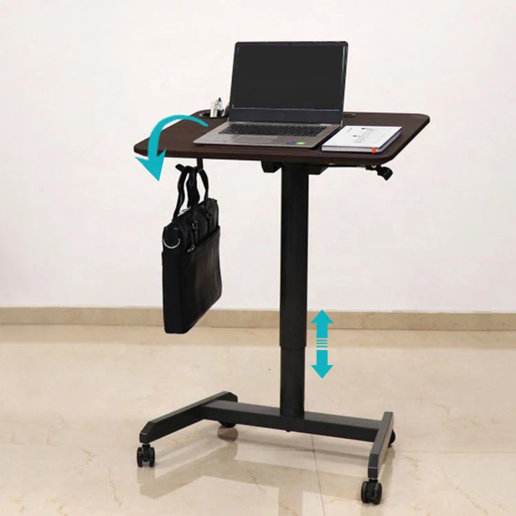 Modern Living Room Furniture Unique Sofa Side Coffee Table with Folding Desktop and Wheels