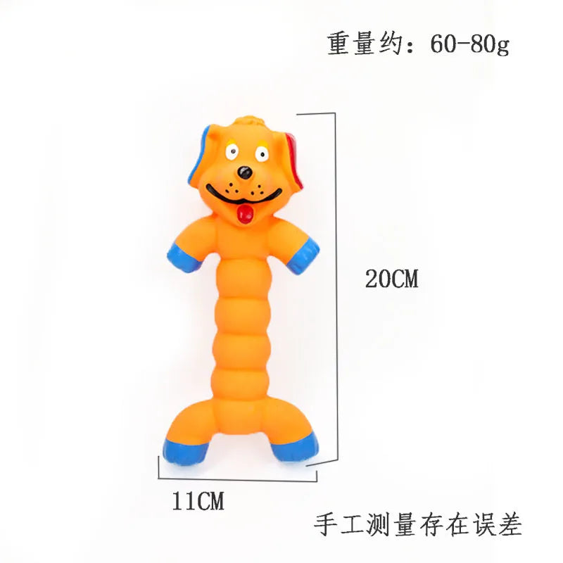 Pet latex sound toy, durable and chew-resistant, for interactive training,relieving boredom and venting for puppies,pet supplies