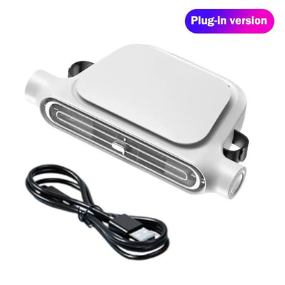 Portable Car Fan - USB Cooling Vehicle Accessory, Quiet Compact SUV Seat Fan, Adjustable Airflow Design, Efficient Proced