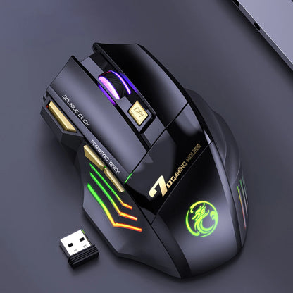 7 Buttons Rechargeable Wireless Mouse Gamer Gaming Mouse Ergonomic Computer Mice For Computer PC Gamer Mouse Laptop Accessories