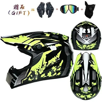 Motorcycle Helmet Full Face Racing Off Road Cross Motorcross Capacete Motocross Cascos Para Motos Mountain Downhill Bicycle DOT