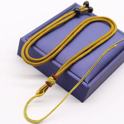 Necklaces Braided Chains Adjustable Pendant DIY Long Necklaces for Women Premium Jewelry Pendants Accessories Retro Rope