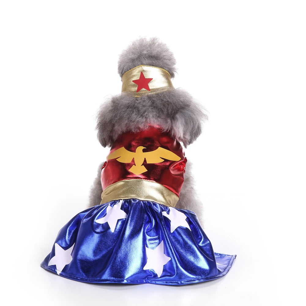 Pet Cloth Halloween Eagle Skirt Costume Christmas Creative Funny Novelty Dress-Up Dog Clothing Transformation Outfit