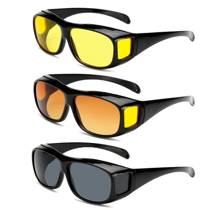Night Vision Sunglasses Car Night Driving Glasses Driver Goggles Unisex Sun Glasses UV Protection Sunglasses Eyewear
