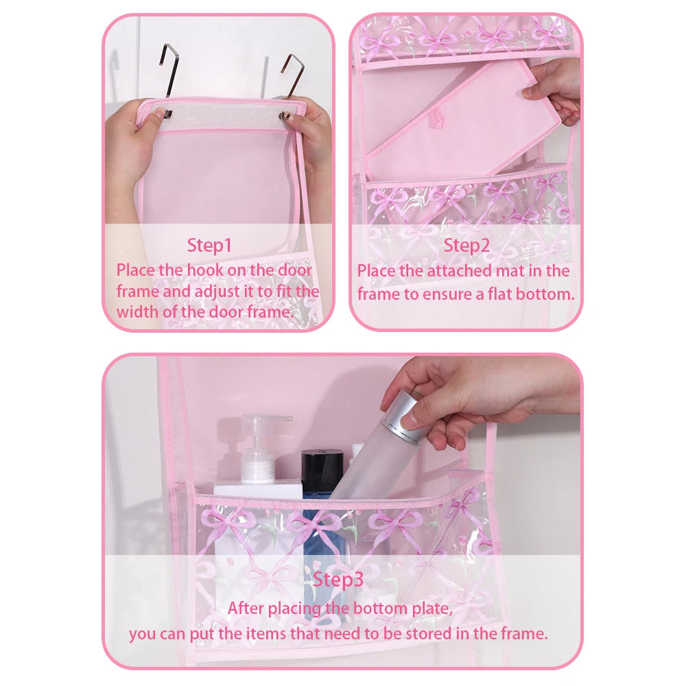 Over The Door Hanging Organizer Cosmetics Wall Hanging Storage Organizer Bag Organizerfor Nursery Bathroom Closet Bedroom Dorm