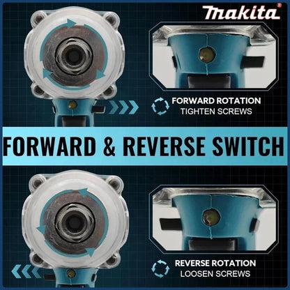 Makita  Rechargeable Tool  DTW600  High Torque Brushless Electric Wrench Impact Wrench Cordless Auto Repair Power Tools