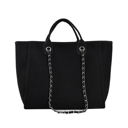 2025 Female Large Capacity New European American Bucket Bag Handheld Single Shoulder Diagonal Cross Chain Tote Bag