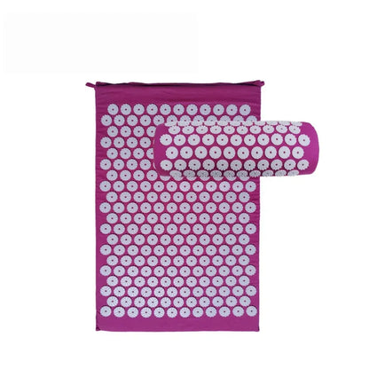 Acupressure Mat Yoga Mat Pillow Meditation Set Massage Mat Relieve Stress Body Pain Fitness Exercise Mats Yoga Massager Cushion