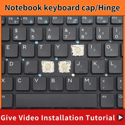 Replacement For DELL Laptop Keyboard Latitude 3340 3350 5480 5490 E3340 E7450 E5450 E7470 E5470 Keycaps Scissor Clip Hinge