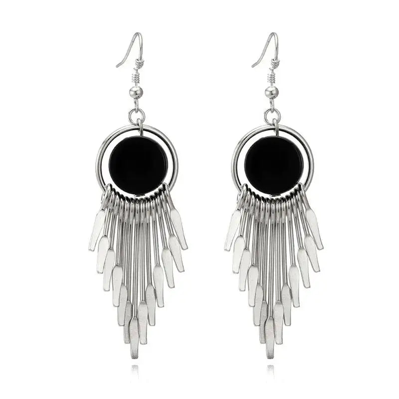 Classic Chain Earrings Vintage Long Earrings Ladies Fashionable Alloy Earrings