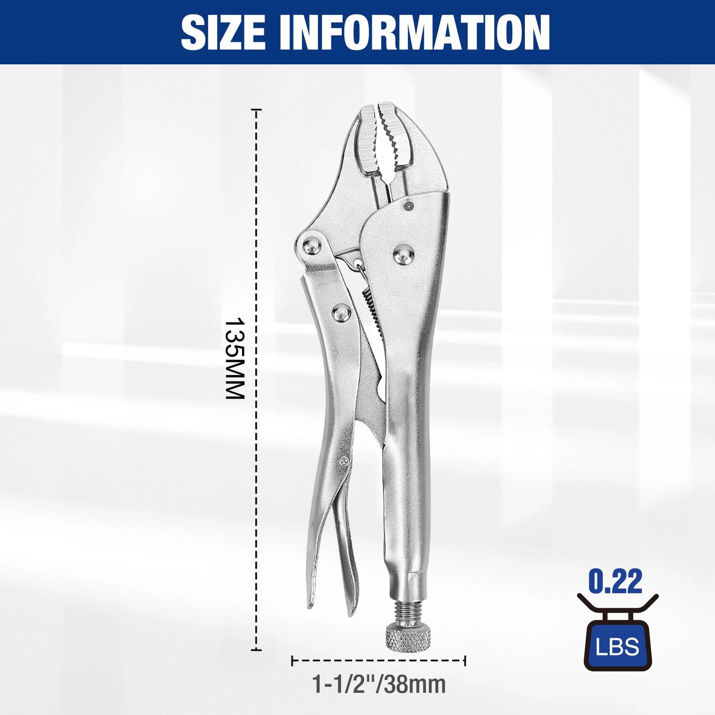 Powerful Pliers, Multifunctional Pressure Pliers, Heavy-duty Tools, Industrial Grade Fixed Circular Mouth Force Wrench, C- type
