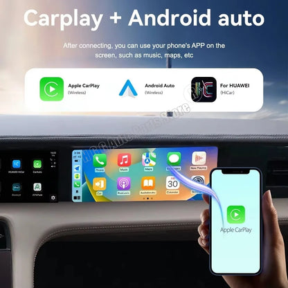 Android 13.0 GPS Navigation Carplay For Porsche Taycan 2019-2025 Car Radio Passenger Co-pilot Screen Multimedia Player Head Unit