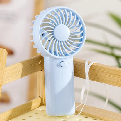 Portable Fan, Creative Compact Pocket Handheld Fan, Lightweight Mini Fan (AAA Batteries Not Included)