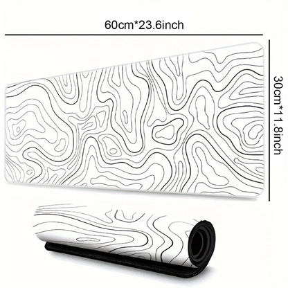 1PC Large Mouse Pads For Desk, Gaming Mouse Pad, Mouse Pad with Stitched Edges and Non-Slip Rubber Base, Extended Mouse Pad