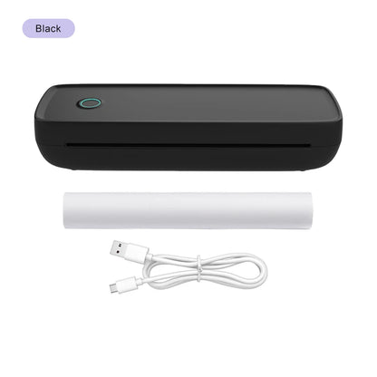 Portable Small Wireless Printer, Supports 8.5" x 11" US Letter and A4 Thermal Paper, Compatible with iOS Android and Laptops