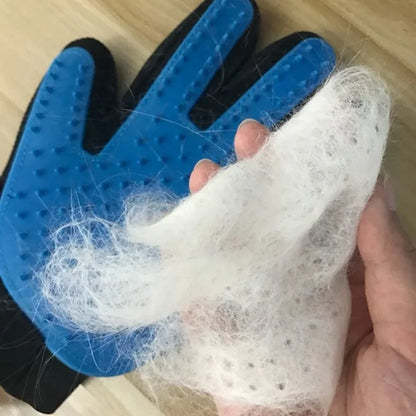 Pet Hair Removal Grooming Gloves Rubber Massage Brushes Effective Cat Fur Cleaning Tool for Daily Cat Care and Grooming Supplies