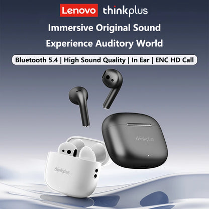 Lenovo LP30 Pro Headphones Wireless Bluetooth 5.4 Earphones TWS Hifi Sound Earbuds Gaming Sports Music Headset HD Call with Mic
