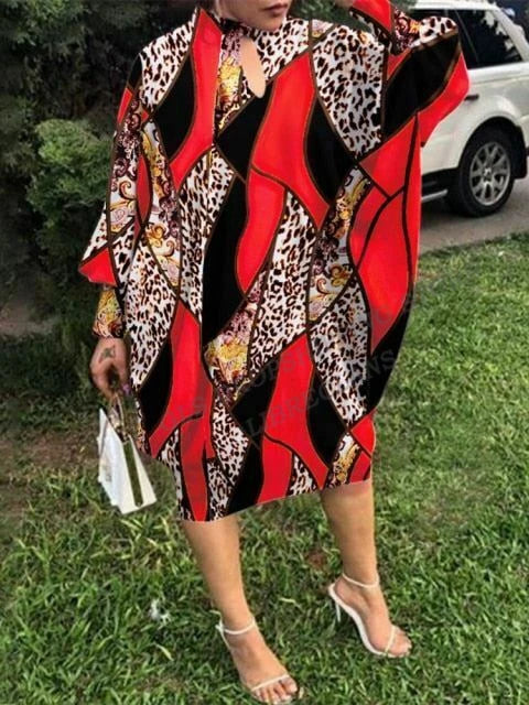 European Long Dress Wrinkle Bat Sleeve Party Evening Dresses Women Fashion Loose Long Sleeve Max Dress Golden Sexy Mid-calf 5XL