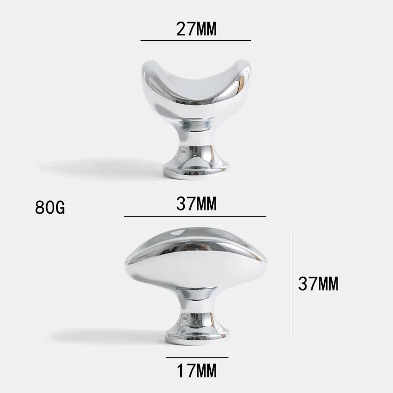 Bedroom Furniture Bright Silver Solid Brass Closet Wardrobe Door Handles Shoe Cabinet Drawer Silver Kitchen Small Pulls Knobs