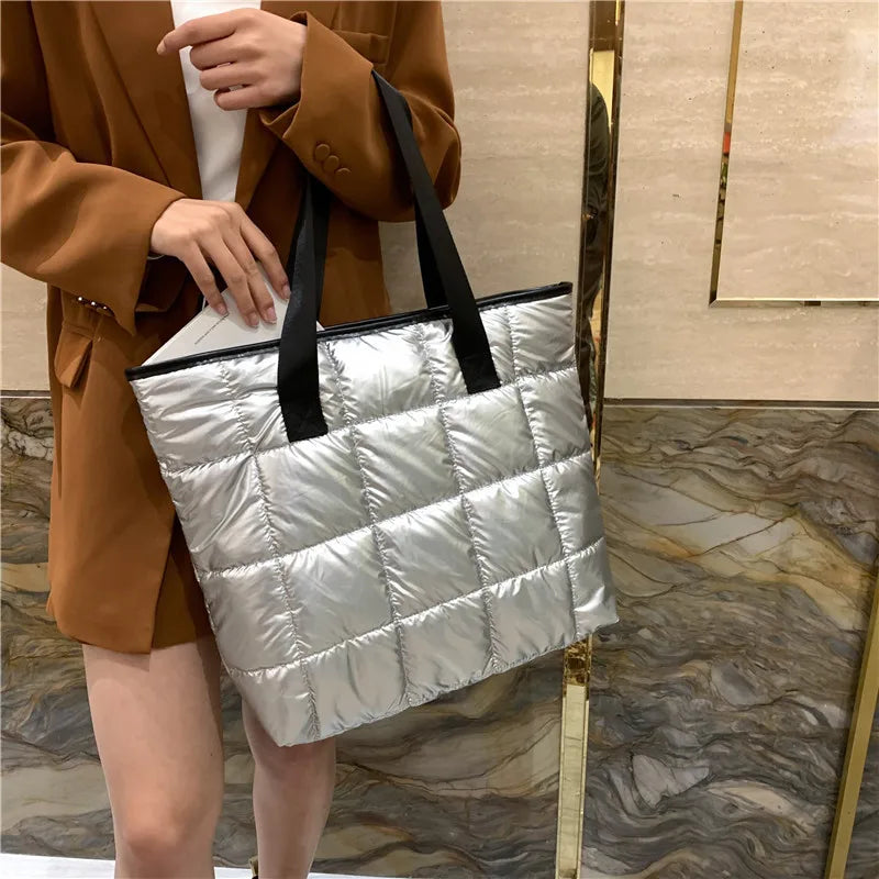 Women's shoulder bag light large bag women's fashion cotton tote bag large capacity shoulder bag commuting bag
