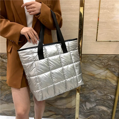 Women's shoulder bag light large bag women's fashion cotton tote bag large capacity shoulder bag commuting bag
