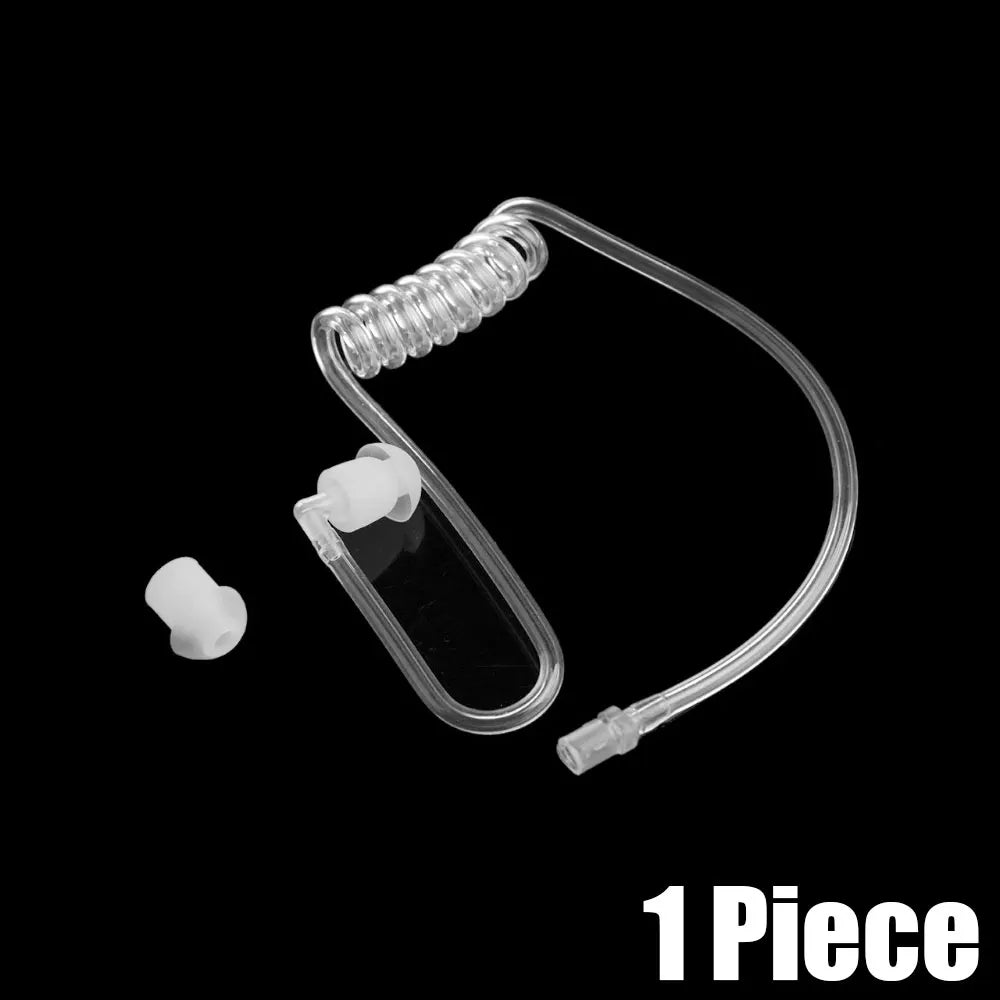 Earphone Transparent Coil Acoustic Air Tube Earplug for Two-Way Radio Walkie Talkie Earpiece Headset Accessories
