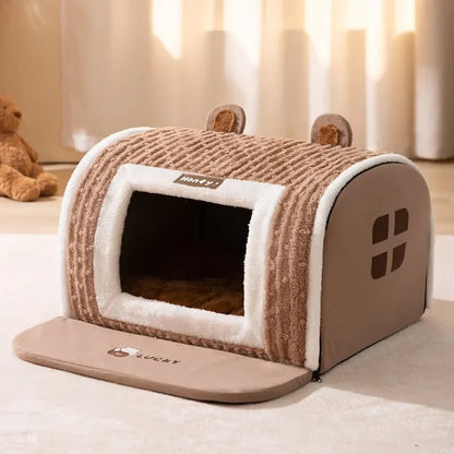 Moisture-proof Indoor Dog House Soft and Comfortable Large Space Warm Cat Dogs Kennel Deep Sleep Pet Products Supplies