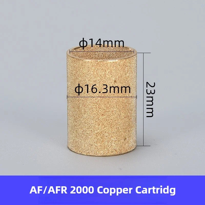 HEBAI AFR BF BFR GFR AW AF 2000 3000 4000 5000 Pneumatic Air Filter Element Copper Cartridge Fiber Filter Element Air Treatment