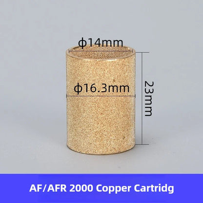 HEBAI AFR BF BFR GFR AW AF 2000 3000 4000 5000 Pneumatic Air Filter Element Copper Cartridge Fiber Filter Element Air Treatment