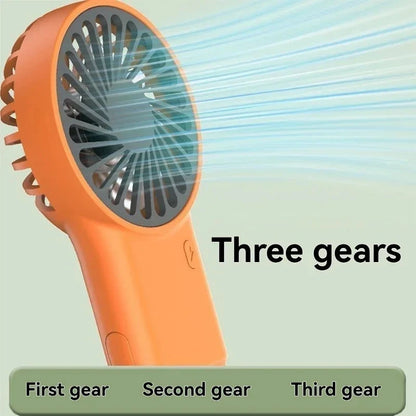 Portable Foldable Mini Fan USB Handheld Desktop Cooling Fan 3-Speed Quiet Personal Fan for Outdoor Travel Camping Dorm Room use