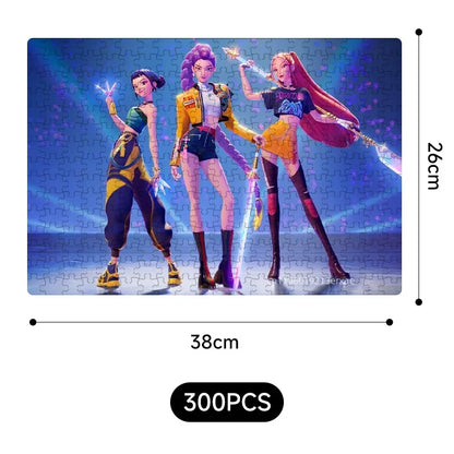 70/300PCS Wooden Jigsaw Puzzle Cool Cyberpunk Anime Family Interactive Game Collectible Gift for Adults Kids Teens Home Decor