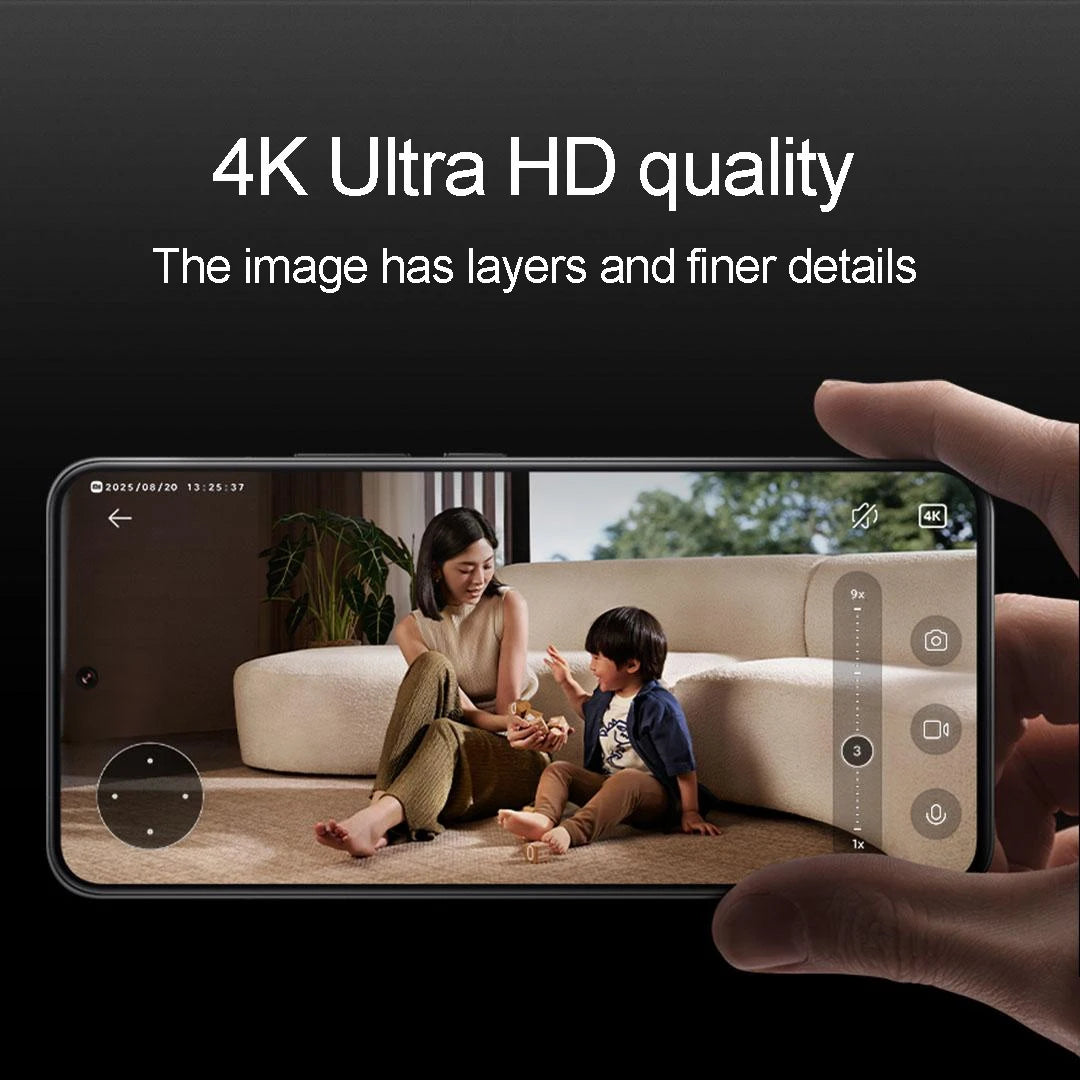 Xiaomi Smart Camera 4 9X Zoom Edition 8MP+5MP Dual Cameras f/1.6 ISP Large Aperture 4K Image Sensor AI Humanoid Pet Detection