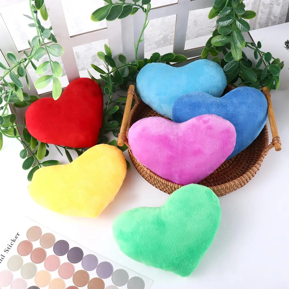 Heart Shape Decorative Throw Pillow PP Cotton Soft Creative   Cushion Lover Gift 15cm