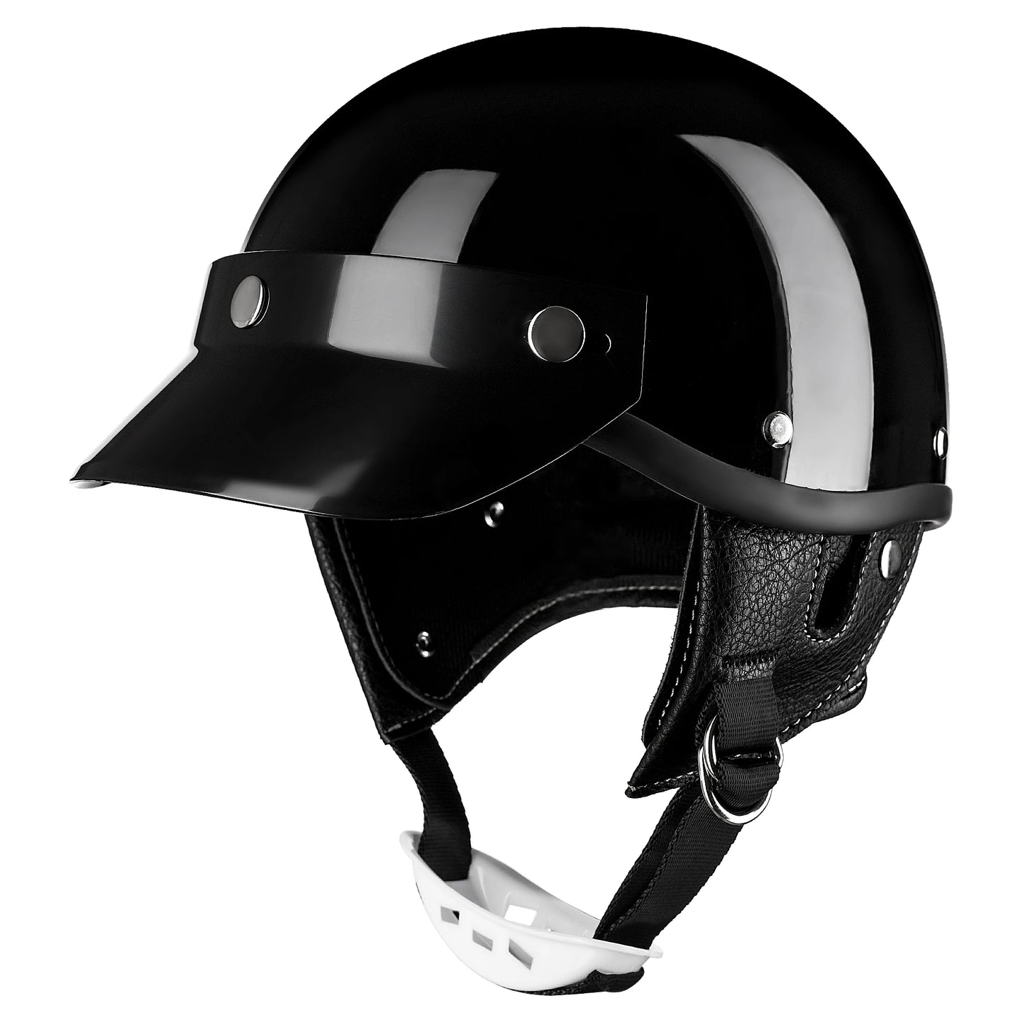 Retro Motorcycle Helmet Motorcycle Helmet for Harley Four Seasons Personality Scoop Helmet Electric Car Half Helmet