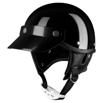 Retro Motorcycle Helmet Motorcycle Helmet for Harley Four Seasons Personality Scoop Helmet Electric Car Half Helmet