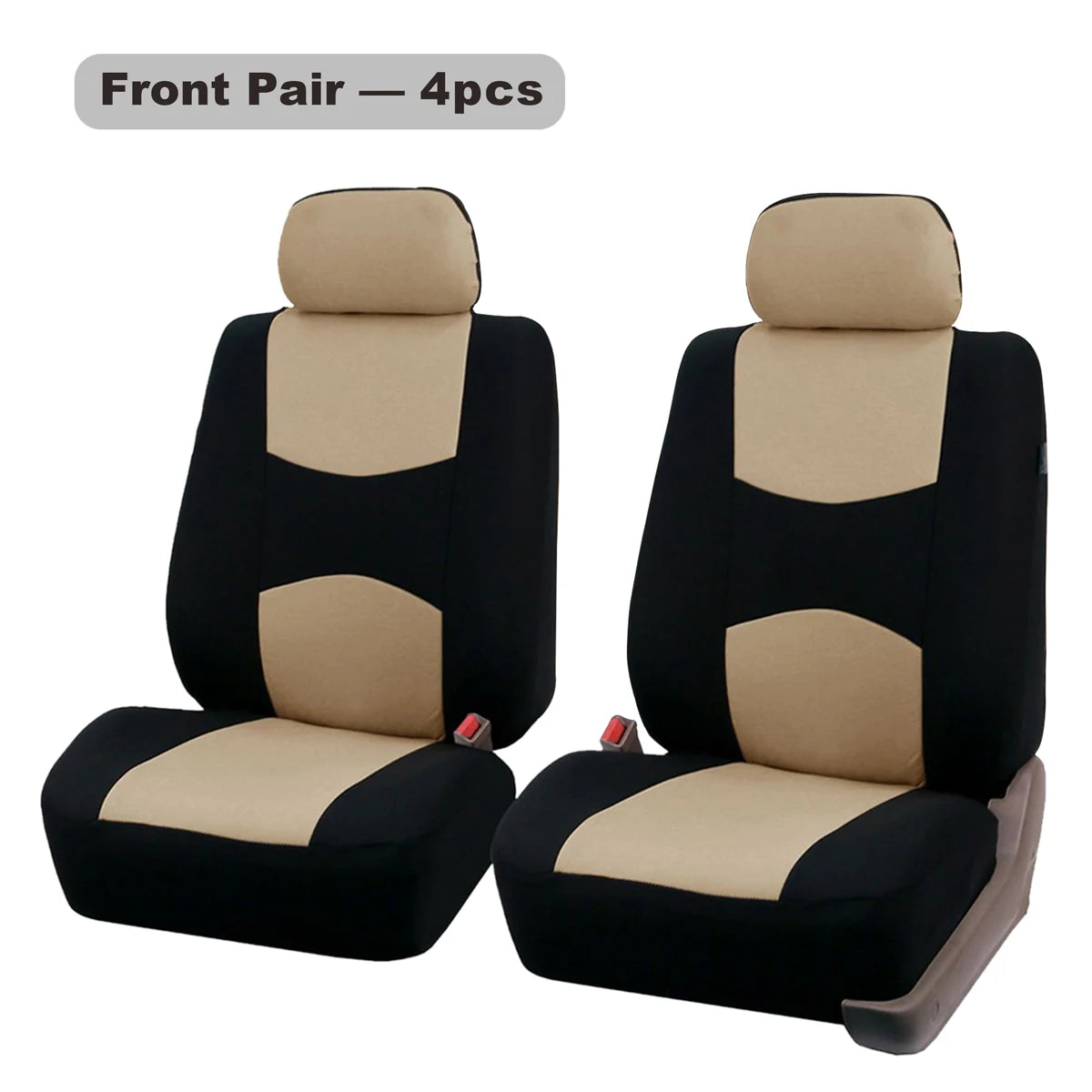 Four Seasons Fashion Universal 9 pcs Car Seat Cover Polyester Fabric Car Seat Cover