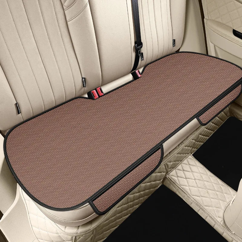 Car Seat Cushion Breathable Ice Silk Anti-Slip Car Seat Cover Set Four Seasons Universal Car Seat Cover Car Interior Accessories