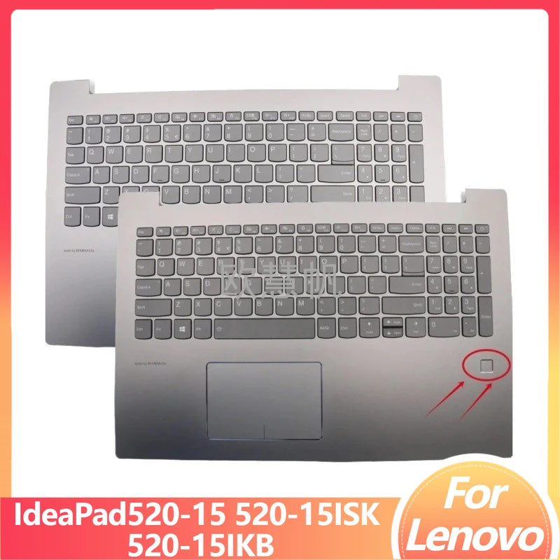 M New Original for Lenovo IdeaPad 520-15 520-15ISK 520-15IKB Laptop Palmrest Upper Case with US Backlit Keyboard