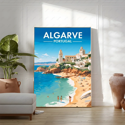 Pictures Portugal Painting Poster Room Decor Home Decoration Interior Wall Art Printing Waterproof Bathroom BedRoom Posters Gift