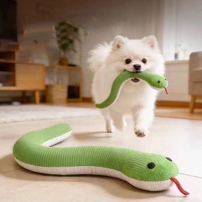 Hot sale Dog Toy Snake Interactive Toy Kitten  Kick Toy Interactive Pet Toy for Indoor Cats 16.5 Inches Pet Supplies