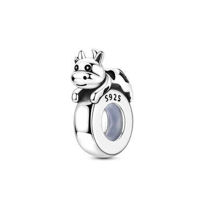 Colorful 925 Sterling Silver Mushroom Rabbit Beads & Toucan Dangle Charm Fits Bracelet Boutique Beautiful Pendant Gifts