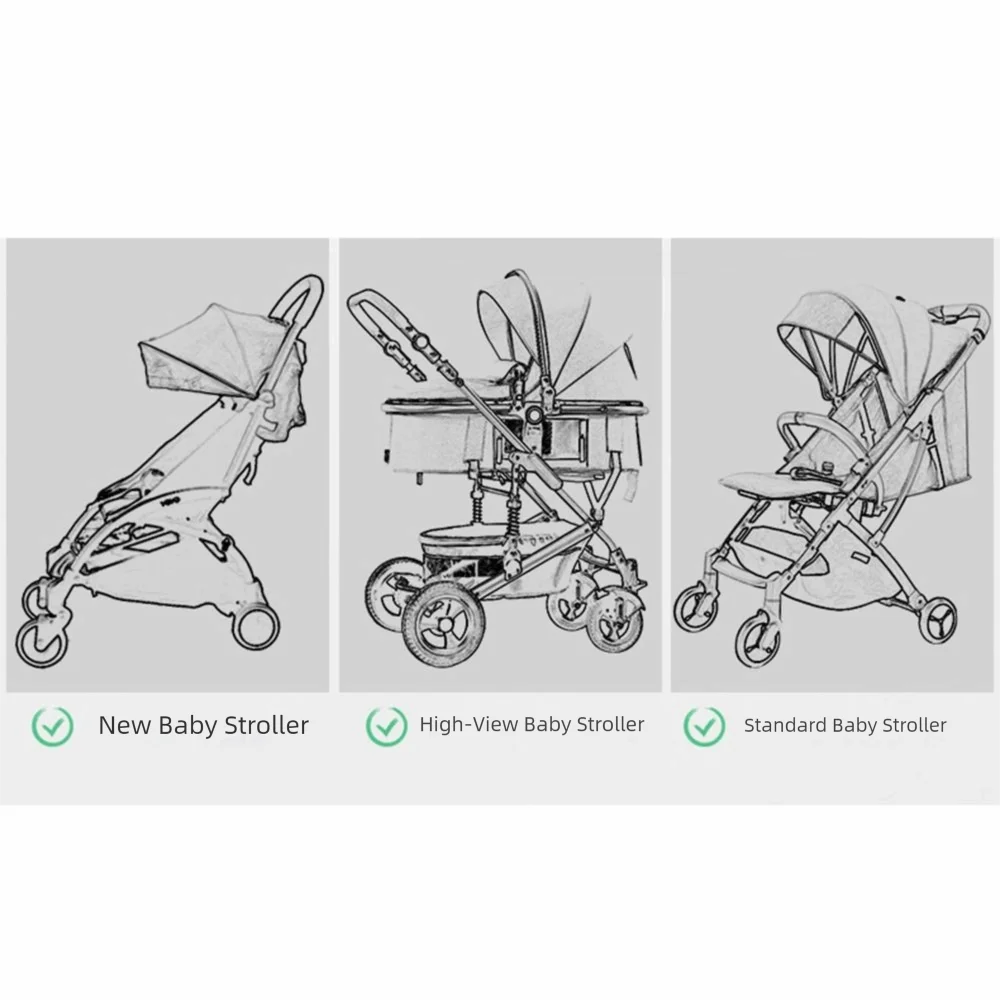 2 in 1 Sit and Stand Stroller Pedal Adapter Creative Universal Strollers Step Board Adapter Comfort Convenient