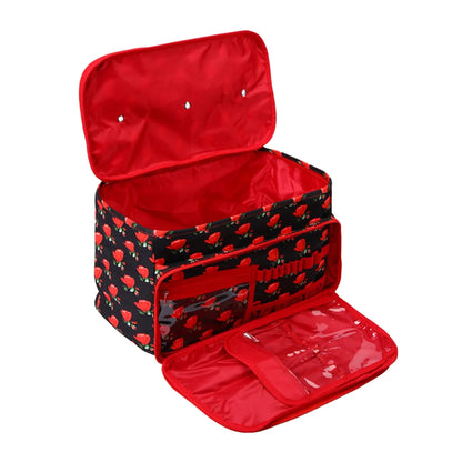 QZLKNIT Hot Sale Yarn Storage Bag with Dandel Waterproof Sewing Accessories Storage Bags Square Knitting Tote Bag Christmas Gift