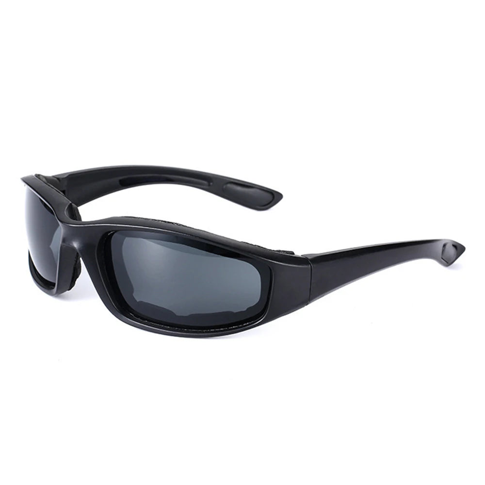 Outdoor UV Protection Goggles Padded Goggles Anti-UV Unisex Sports Sunglasses Eyewear Motorcycle Riding Glasses for Adventurers