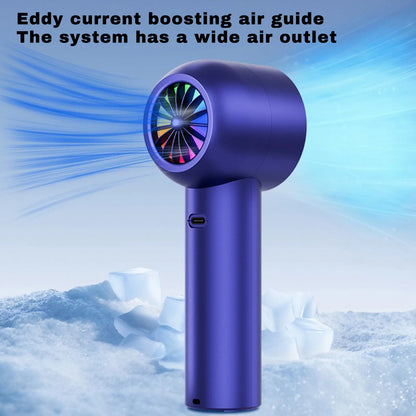 Portable Handheld  MINI Fan USB Rechargeable Mini Fan With Digital Display Screen Small Electric Fan for Outdoor Camping