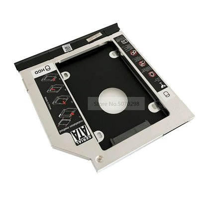 with Original Ejector 2nd SATA 3.0 2.5" Hard Drive HDD SSD Optical Caddy for Dell Latitude E6520 E6420 E6320 E6530 E6430 E6330
